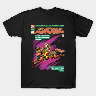 Budgie Band Comic Book Cover Style T-Shirt